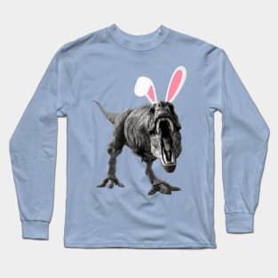 Easter T REX Bunny Ears Long Sleeve T-Shirt